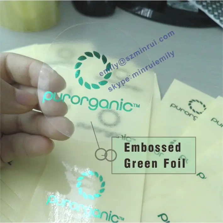 custom big size transparent vinyl seal stickers printinground