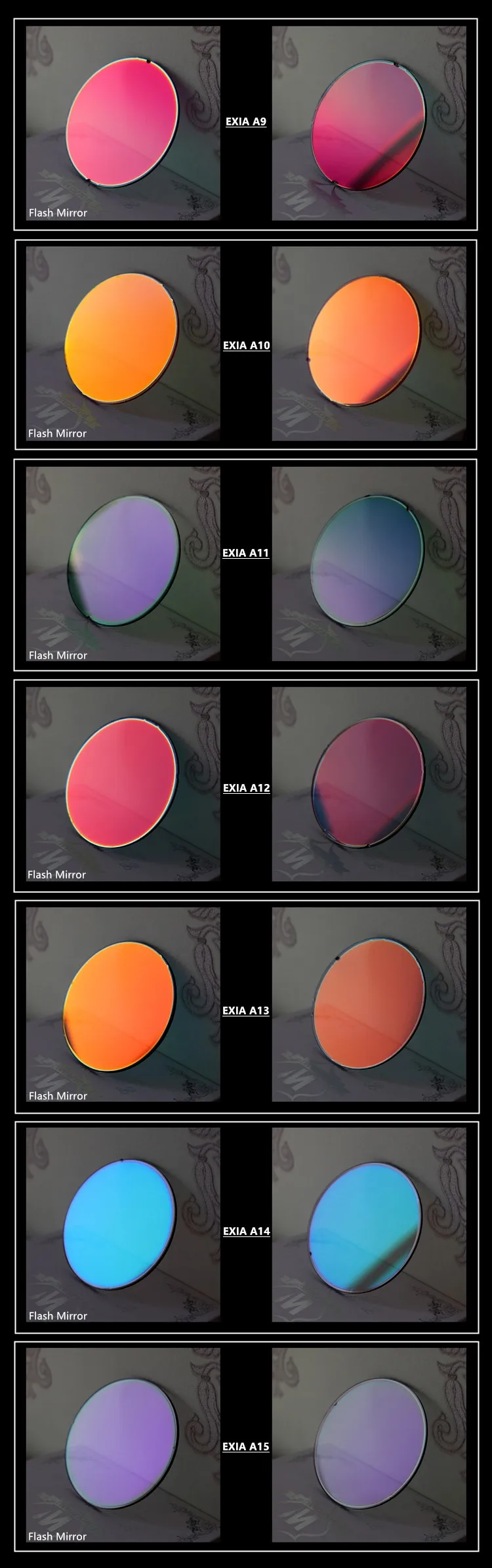 Photochromic Sunglasses Lenses Gradient Colors Hmc Ar Coated Buy