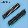 2*3 pin header 26 pin header connector 90 degree dip mini usb connector dual row female header SMT 1.0mm pitch H=2.1