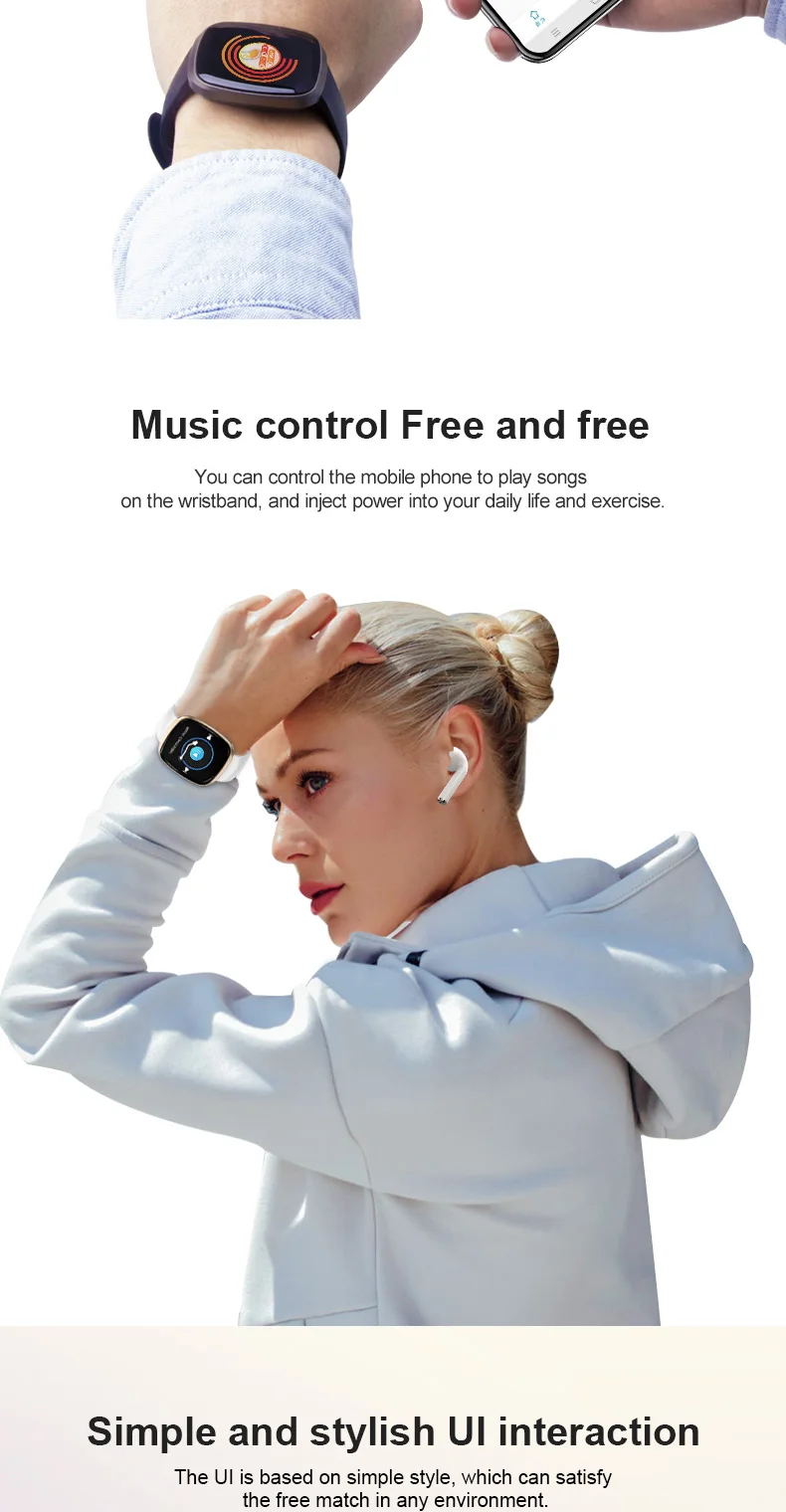 GT103 Waterproof IP67 digital smart watch with 1.3'' touch display