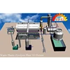 Waste Tire/Plastic Pyrolysis Machine 10 Tons Used Tyre Retreading into Oil Equipment