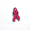Wholesale Custom HOPE Metal Pink Breast Cancer Red Gold Cancer Ribbon Lapel Pin
