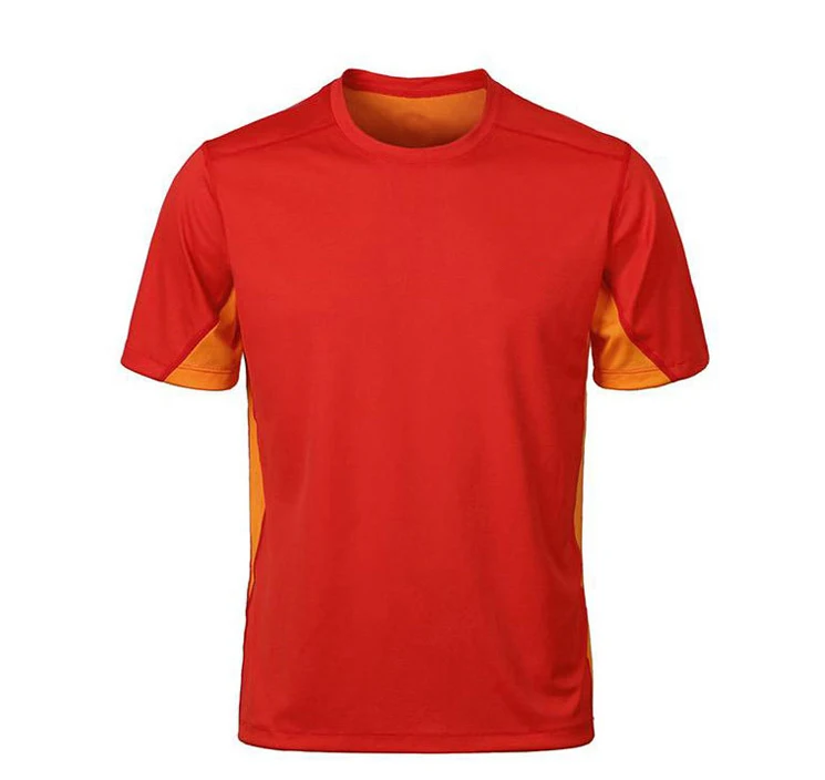 Wholesale 2021 Cheap Price Sport Plain Orange Jerseys Supply Soccer Jersey  High Quality From m.