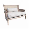 Rattan back french furniture style classic sofa