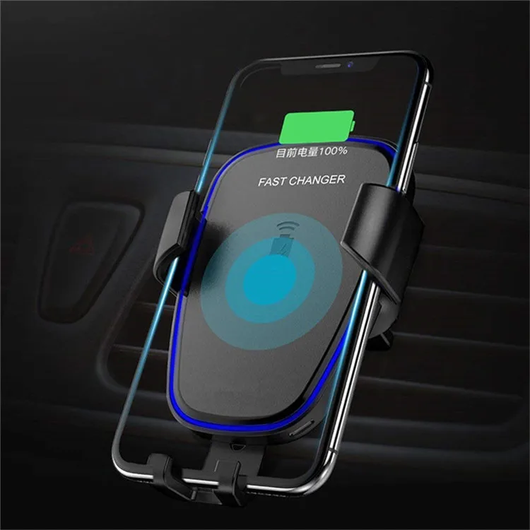 2 in 1 Phone Holder Fast Charging Car Mount Wireless Car Charger for Samsung Galaxy S9 Plus,Wireless Charging for iPhone Xs Max