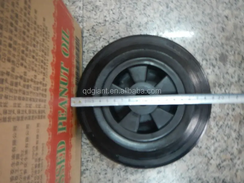 wheel barrows solid rubber wheels 8inch 200/50-100