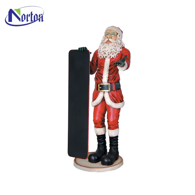 Outdoor Home & Garden Christmas Decor Fiberglass Life Size Santa Claus