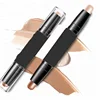 OEM Double-ended Dark Skin Contouring Bronzer Makeup Waterproof Face Brighten Bronzer Highlighter Contour Stick