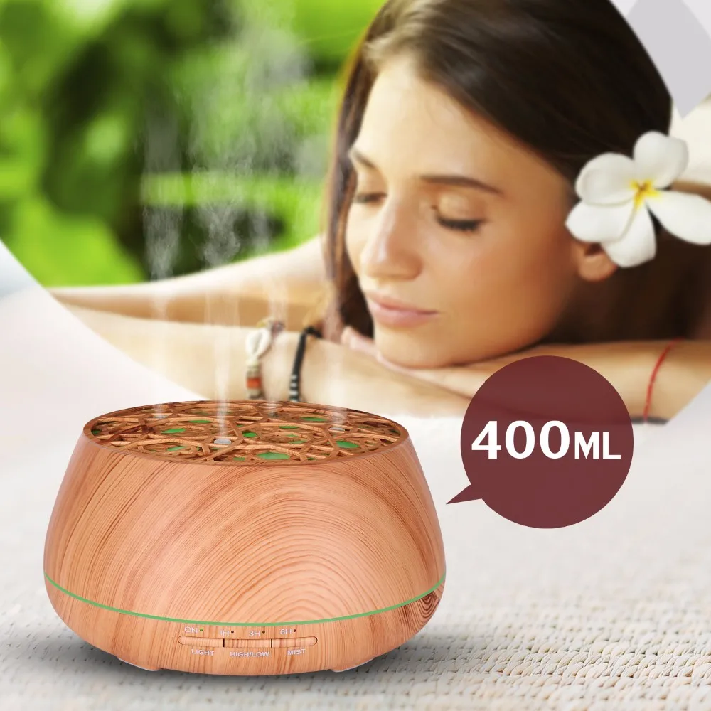 400ml App Remote Controlled Essential Oil Humidifier Music Bt Speaker ...