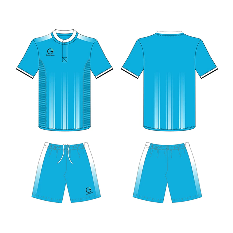 Custom Soccer Uniform Purple Color Design Sublimation Striped Soccer