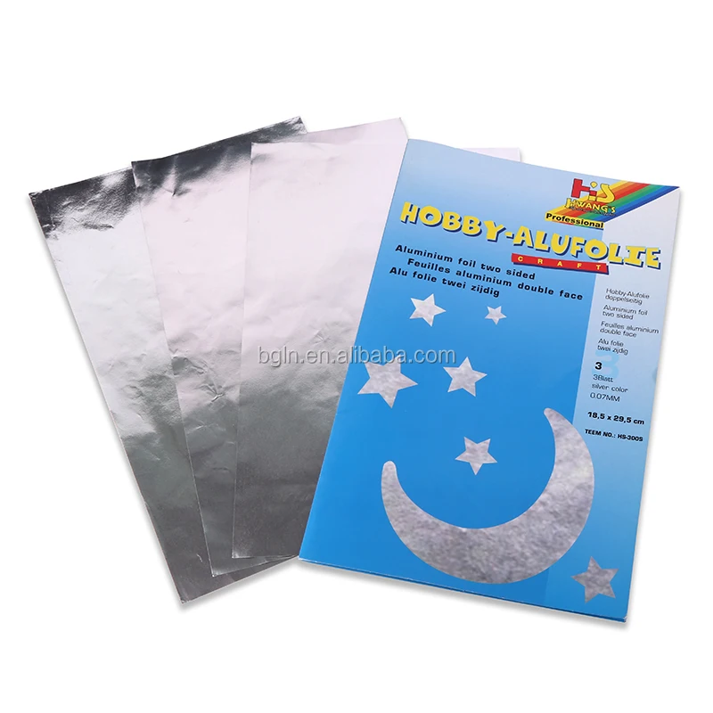 3 Blatt Copper Color Art Craft Aluminium Foil Paper Buy Aluminium