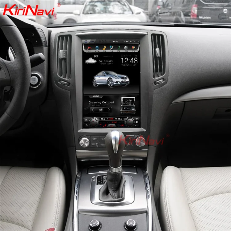 Kirinavi Vertical Screen Tesla Style Android 7.1 12.1" Car Stereo For