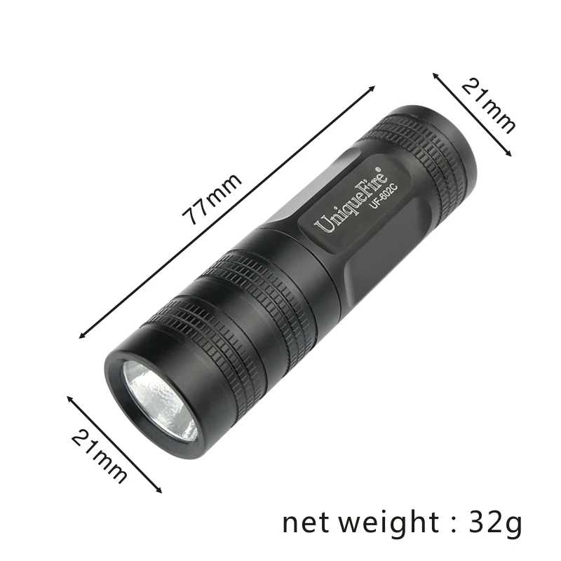 Uniquefire 602C small size 365nm uv mini led uv flashlight