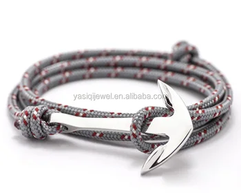 Custom Design Stainless Steel Jewelry Best Ing Fashion Nylon Custom Design Stainless Steel Jewelry Best Ing Fashion Nylon Nautical Bracelet