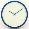 Analog simple style creative designed blank blue wall clock