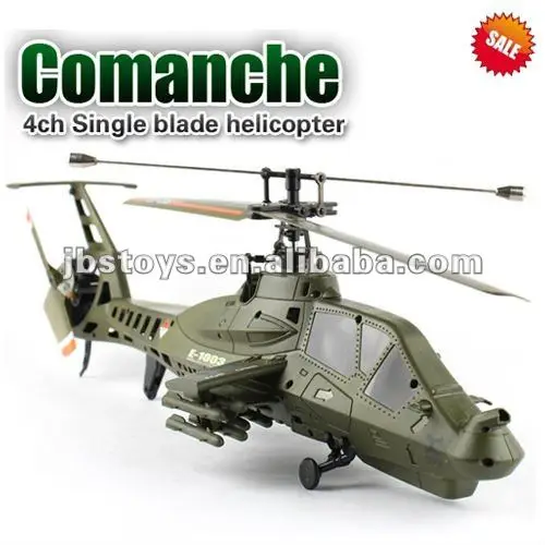 rc single blade helicopters