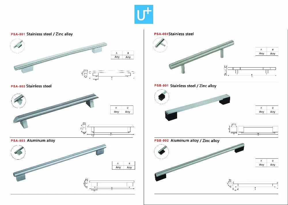 Aluminium Handle For Fridge Cooler Door Refrigerator Stainless Steel Handle Buy Aluminuium