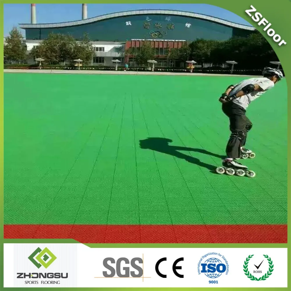 Zhongsu Outdoor Synthetic Roller Skating Court Flooring Ice Rink Buy