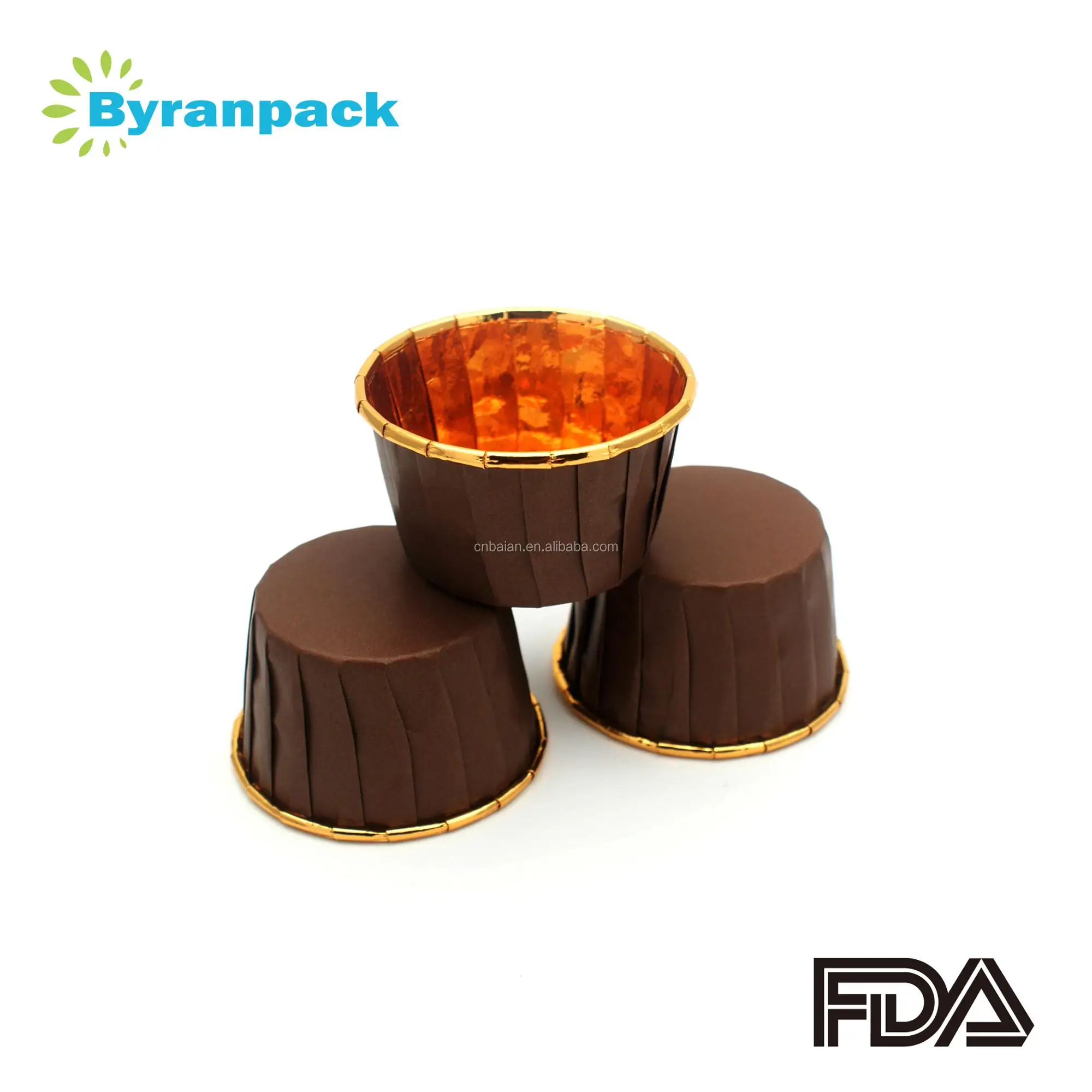 Baking Use Brown Rolled Gold Rim Paper Muffin Cup Buy Muffin Cups