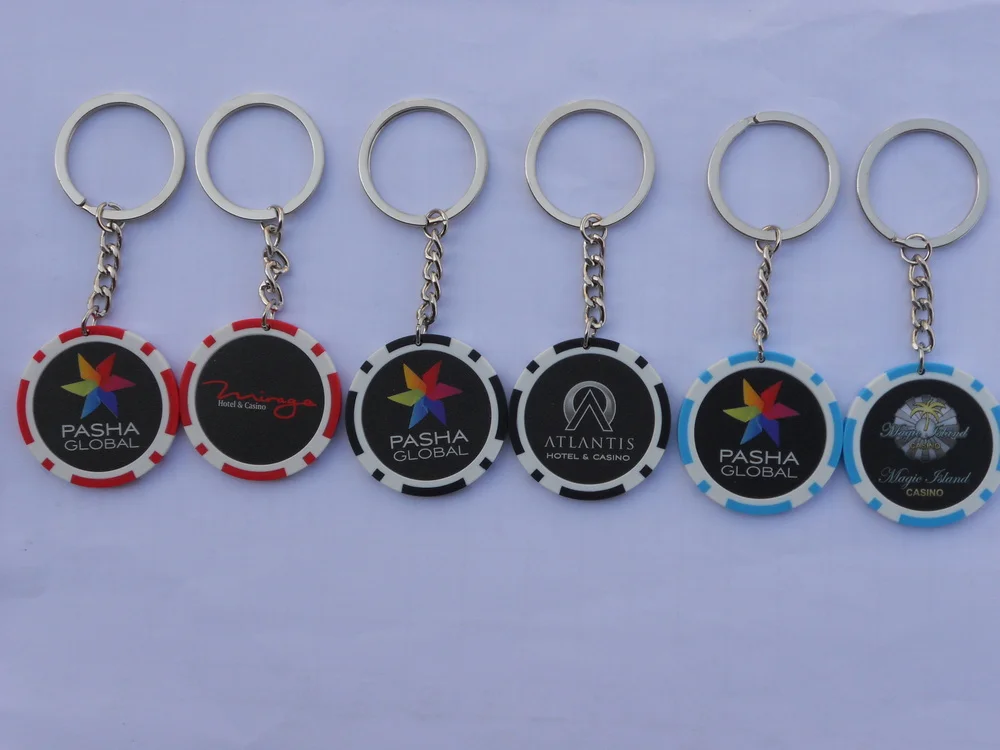 Custom Made Casino Poker Chip Keychain Buy Keyring For Golf Club,Key