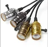 Rose gold Brass Light Socket/vintage copper E26 E27 lamp holder for pendant light