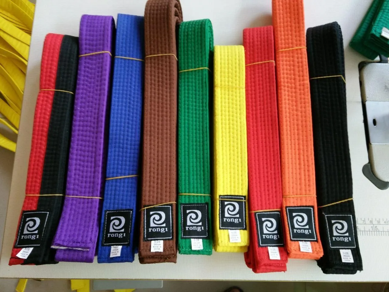 New Cheap Martial Arts/karate/taekwondo Belt Colors - Buy Taekwondo