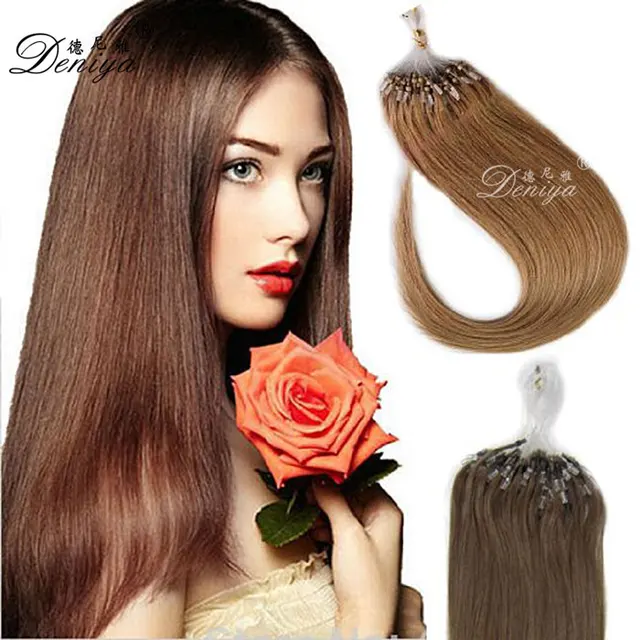 China Extension Hair Remi Gold Products Find China Gold Supplier Micro Ring Loop 18 Inches Straight Indian Remy Hair Extensions