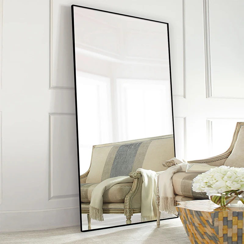 Floor Standing Mirror Living Room Gorgeous Ps Framed Large Floor