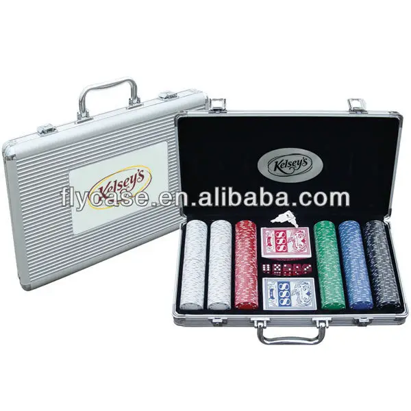100100 Ships Poker Set Aluminum Chip Set For Game Casino Poker Set Abs