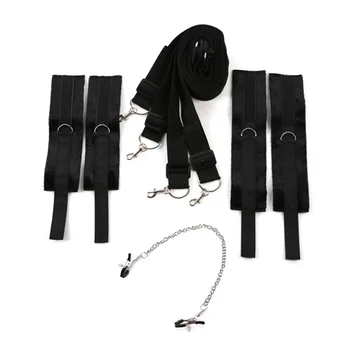 Black Bedroom Restraint Kit System Under Bed Restraints For Beginners Couples Game Bed Restraints Adult Products Buy Bedroom Restraint Kit Bedroom