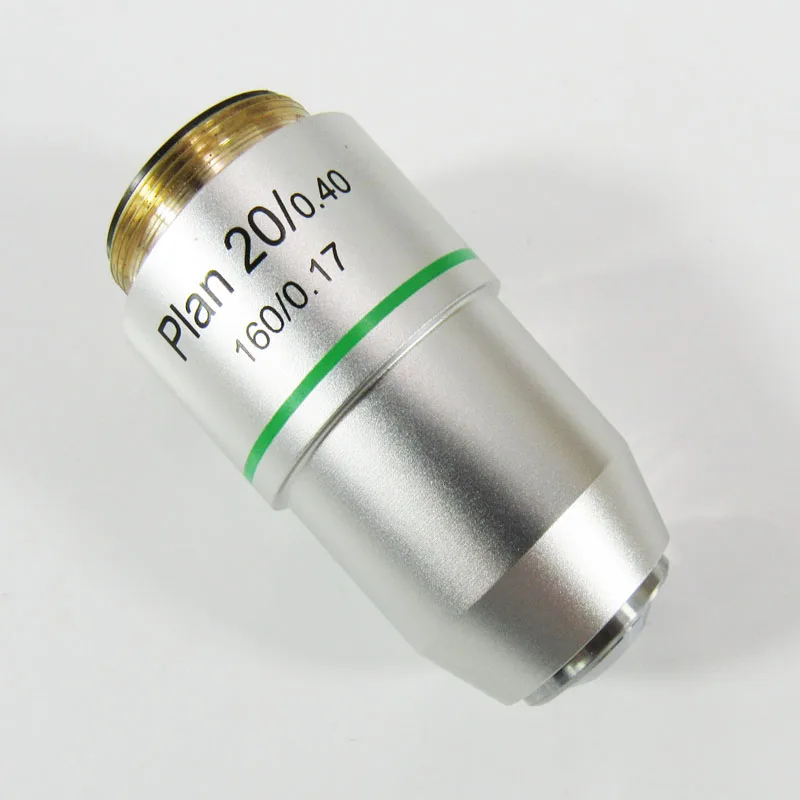 195 Flat Field Achromatic Objective Lens 4x 10x 20x 40x 60x 100x