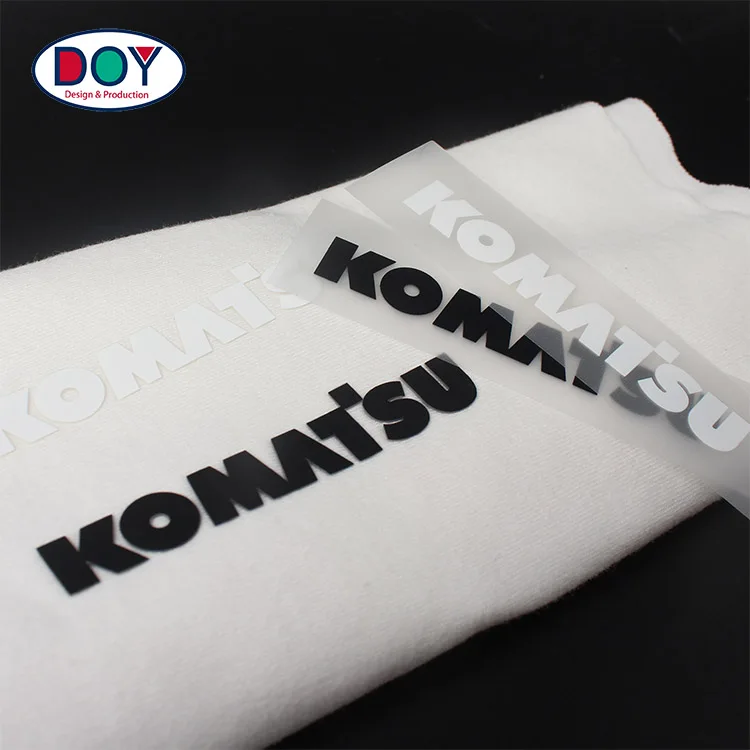High Density Customized Embossed 3d Silicone Printing Logo Apparel Heat