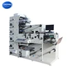 good quality adhesive label sticker flexographic printing machine with one slitting station