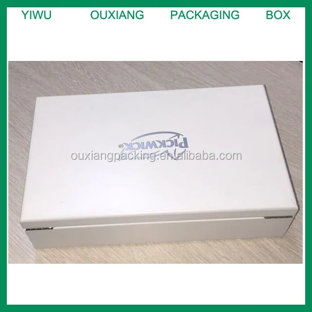 New Design Luxury Matte White Lacquer Finish Wooden Tea Box With 8