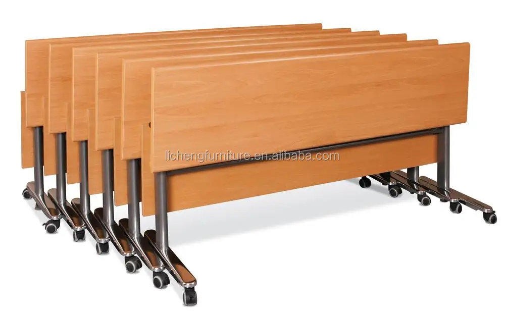 Long Design Table For School Movable With Wheels Licheng Office 26