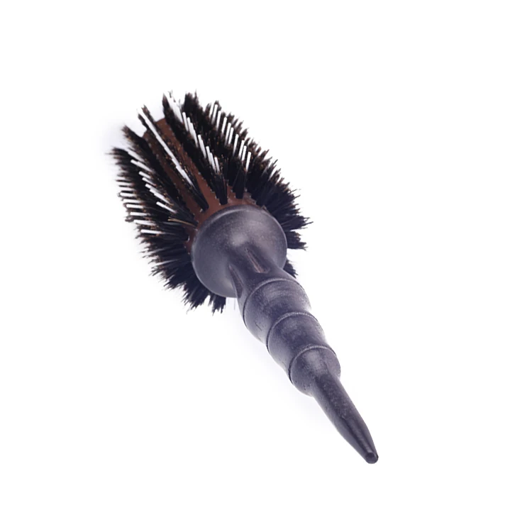 EUREKA A28034-55PA-B Professional Aluminum Tube With Boar Bristle And Nylon Pins Salon Round Hair Brush