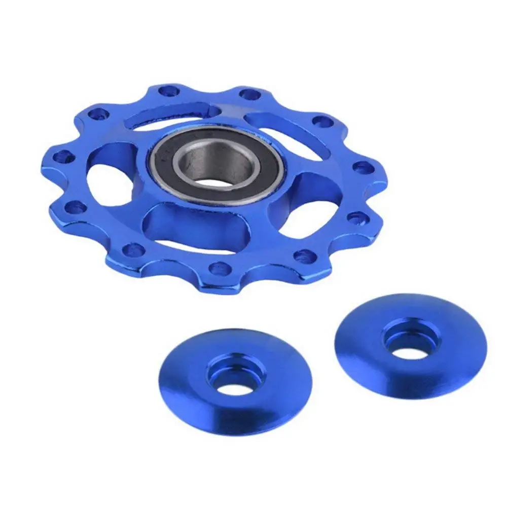 Gold VORCOOL Mountain Bike Derailleur Pulley 2PCS 11T Aluminum Sealed Bearing Bicycle Wheel Pulley Rear Derailleur Pulley