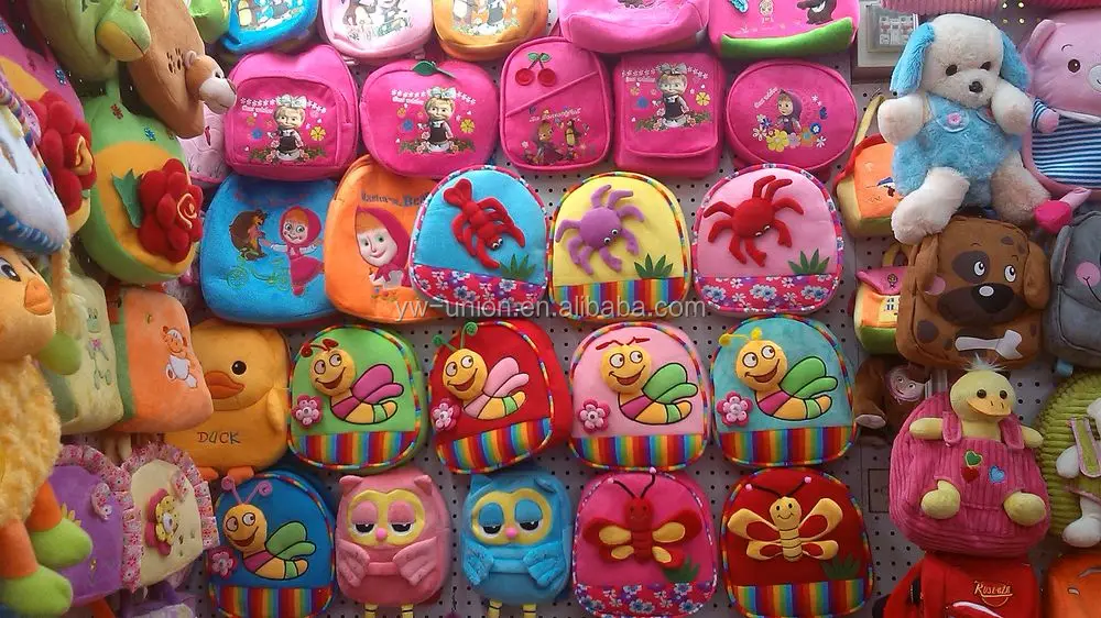 soft toys school bags