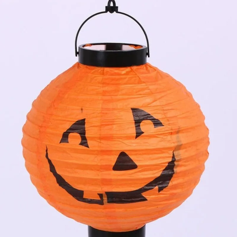 Pumpkin Lantern Paper Electric Lanterns Halloween Lanterns - Buy ...