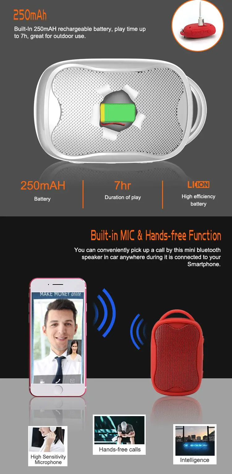 Factory Supplier Stereo BT Speakers Speaker Wireless Portable - ANKUX.COM