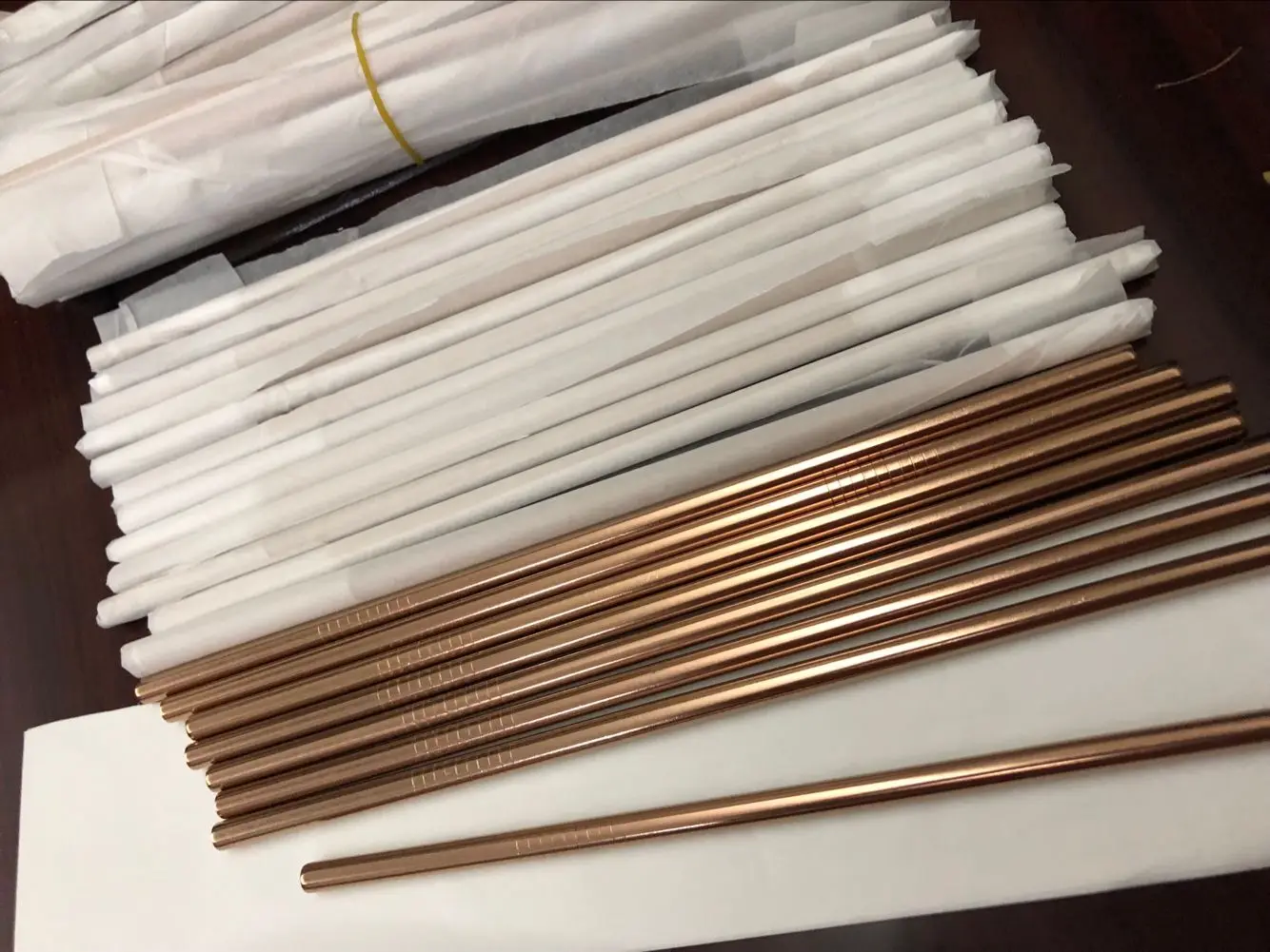 Supply 304 Stainless Steel Recyclable Bubble Milk Tea Straw With Brush