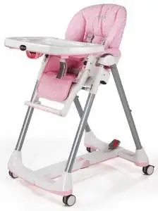 peg perego high chair rose gold