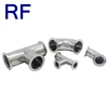 RF Stainless Steel Vacuum fitting Equal Tee ISO/KF 25 Flange Size NW 25