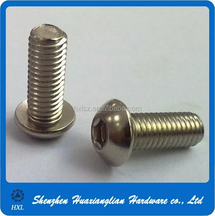 M4 M6 M8 Stainless Steel Hexagon Socket Dome Headed Screw - Buy Dome ...