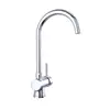 360 Degree Swivel Spout Gooseneck Lead-free Solid Brass Single Handle Kitchen Sink Faucet