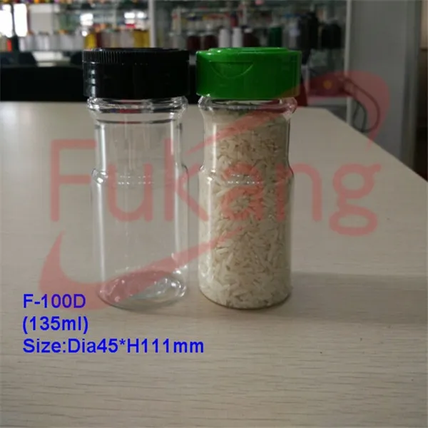 Food Grade 100ml Flip Top Lid,Plastic Salt Pepper Shaker Bottles Buy