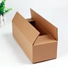 Plain brown kraft corrugated packaging box small sizes shipping carton