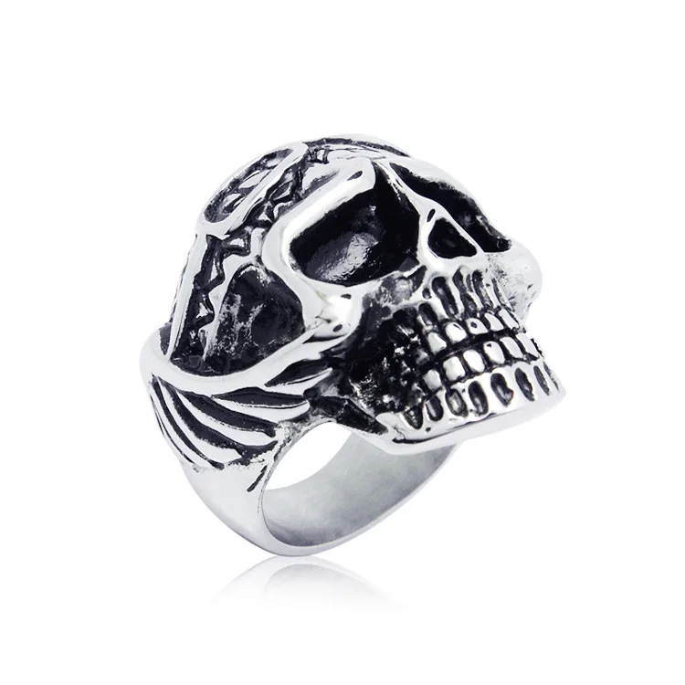 skull ring jewelry