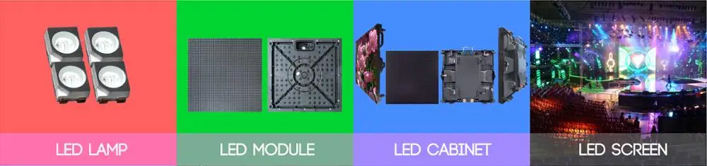 HCM indoor SMD led display module P4 Indoor LED Display p4 led wall