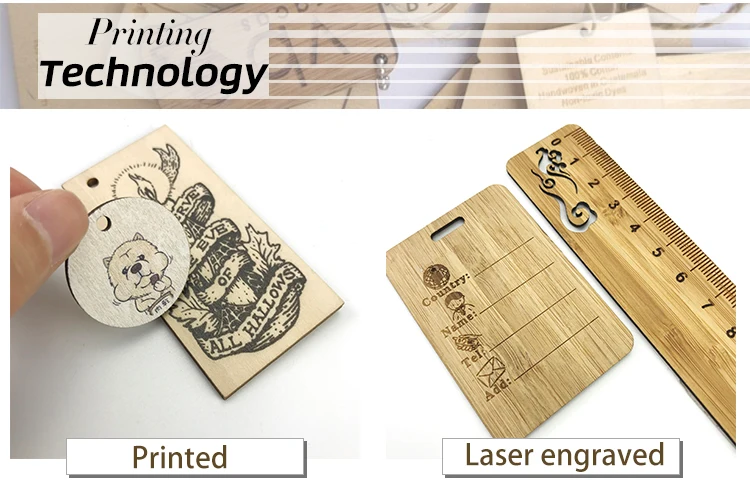 decoration wedding wooden tags custom engrave clothes wood hang tag